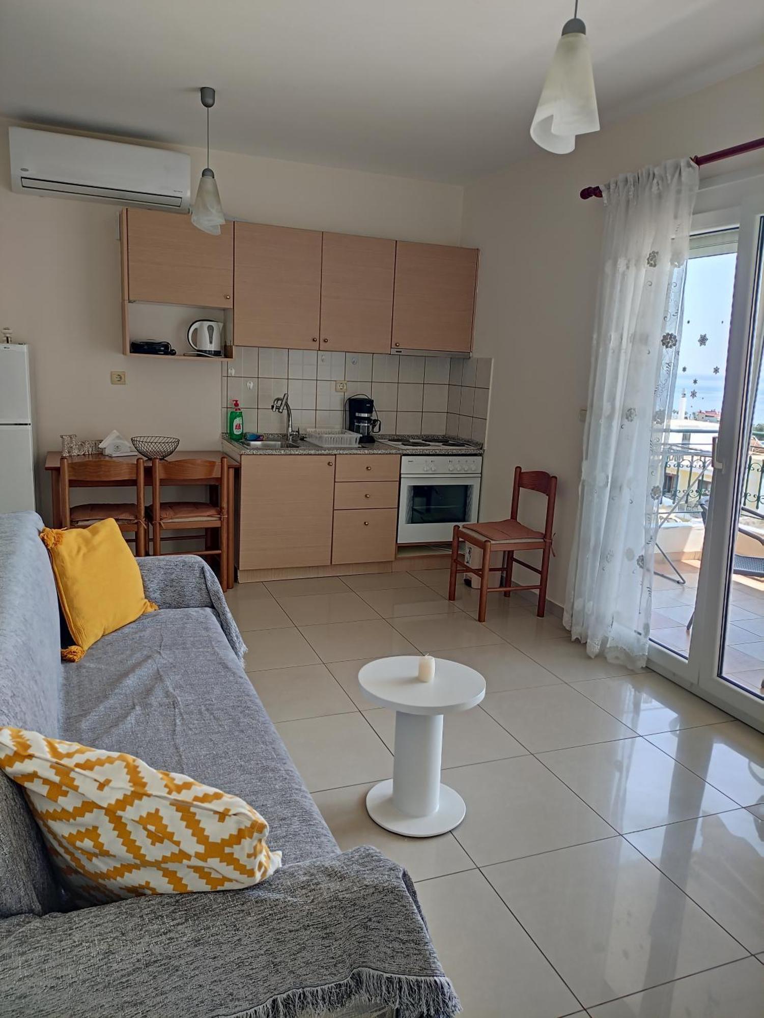 카발라 Evris House Panoramic Sea View 아파트 외부 사진